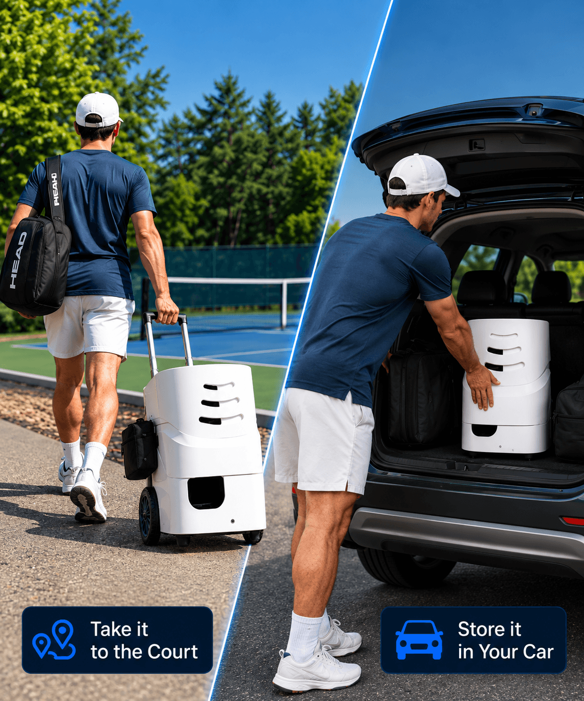 Is it too heavy to take to the court?
