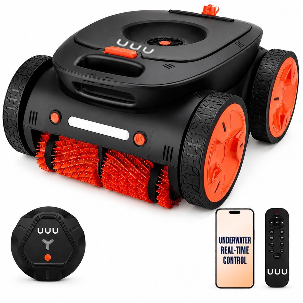 UUU HG800 Pool Robot Vacuum black