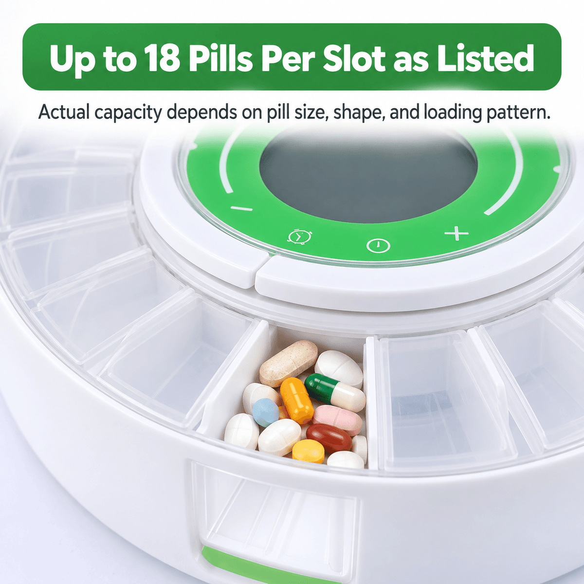 Automatic Pill Dispenser, 21 & 28 Day Medication Organizer