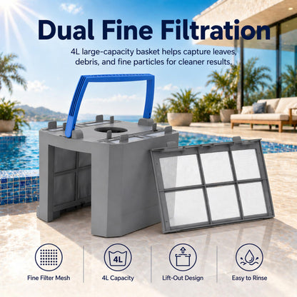 UUU HG800 Pool Robot Vacuum dual fine filtration