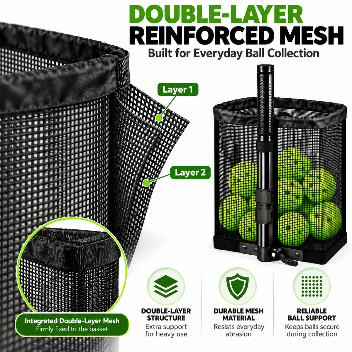 Telescopic Pickleball & Tennis Picker Upper UUU
