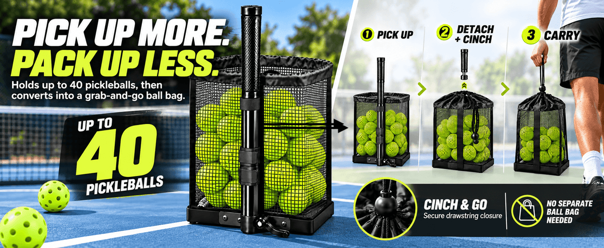 Telescopic Pickleball & Tennis Picker Upper UUU