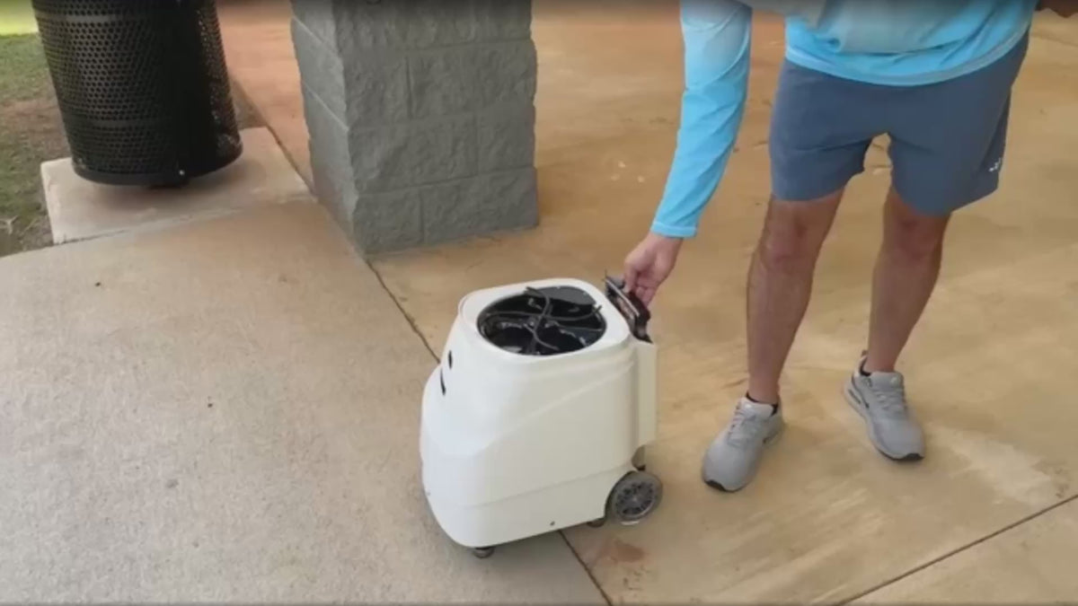 Load video: Pickleball Machine, 80-Ball Hopper App Control Dual Batteries