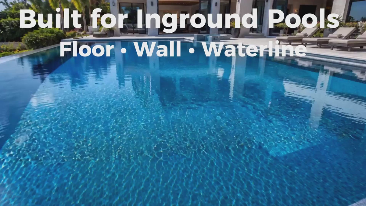 Load video: Robotic Pool Cleaner, Cordless Inground Remote Control Vacuum